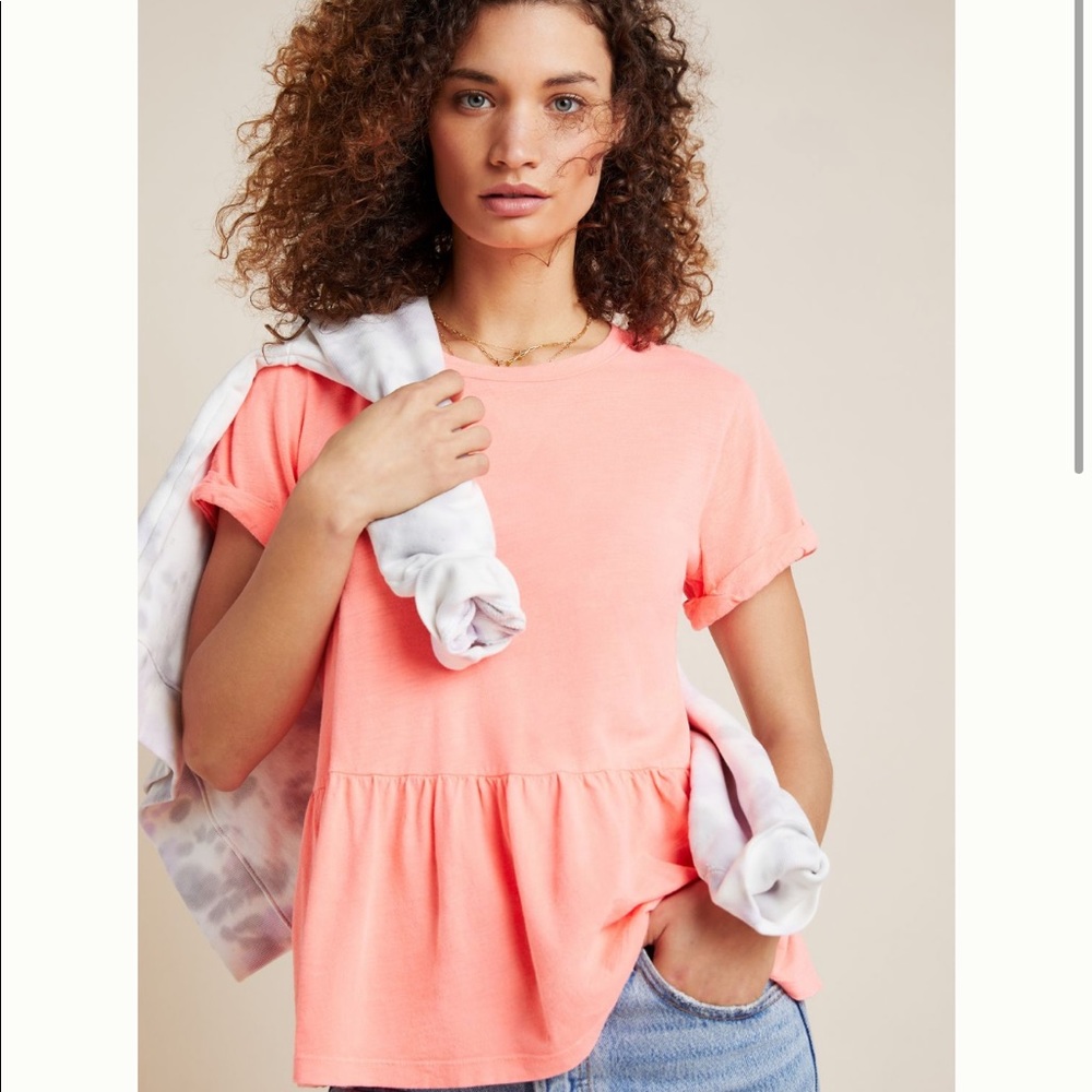 Anthropologie Lani peplum top